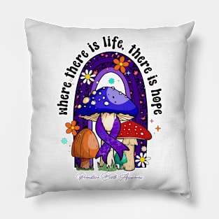 Premature Birth Awareness - life hope ribbon Pillow