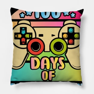 100th Day Of School Gift 100 Day Kids Remote Learning Gamer Pillow