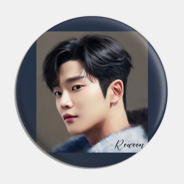 Rowoon SF9 로운 fan art portrait Pin by Babush-kat