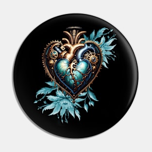 Wonderful elegant steampunk heart. Pin