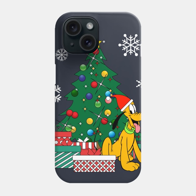 Pluto Around The Christmas Tree Phone Case by Nova5