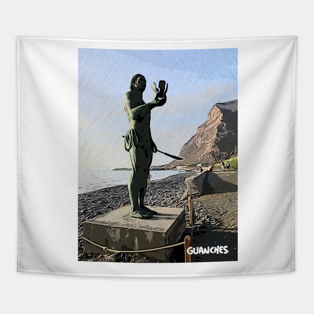 Los Guanches canarios La Gomera statue