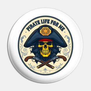 Pirate skull. Pirate Life for Me. Pin