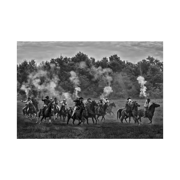 Wild West train robbers by joesaladino