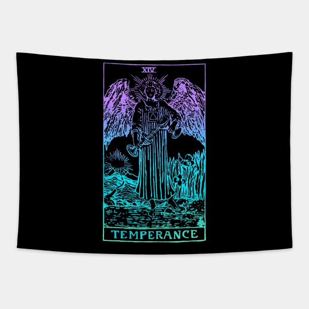 Temperance Tarot Card Tapestry by srojas26