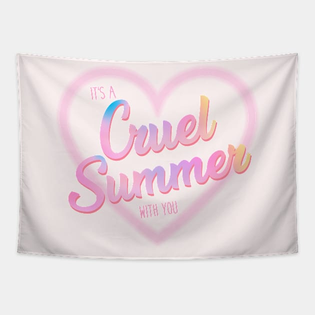 Cruel Summer with You Tapestry by Mint-Rose