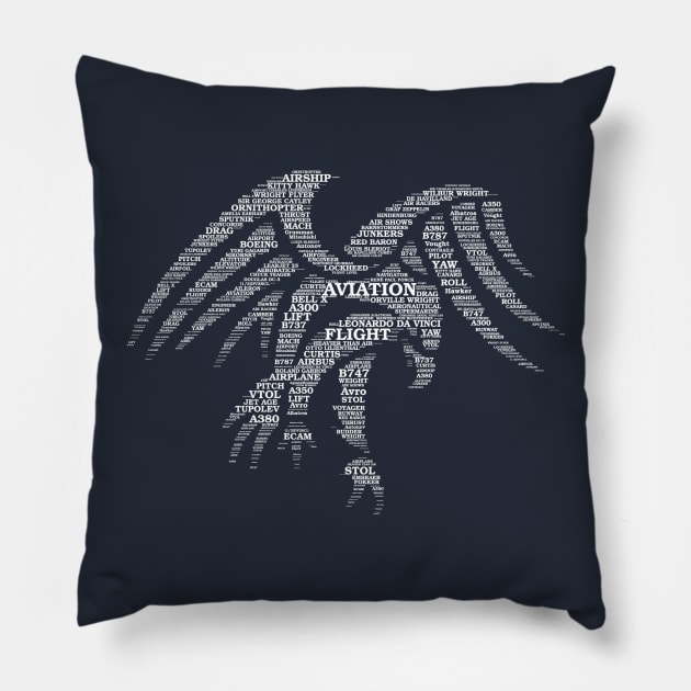 Soaring High [Light Print] Pillow by Wykd_Life