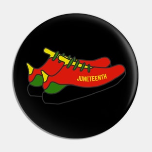 Juneteenth Sneakers Tennis Shoes Pin