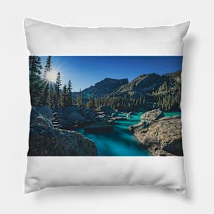 Emerald Waters of Lake Haiyaha Pillow