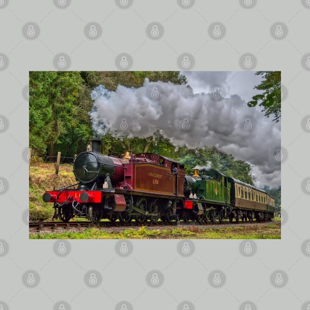 Two GWR Small Prairie Engines by SteveHClark