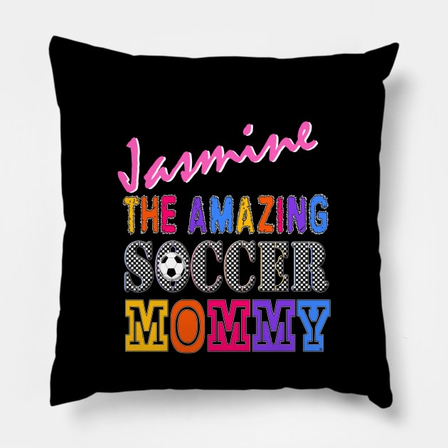 Jasmine Soccer Mom Pillow by  EnergyProjections