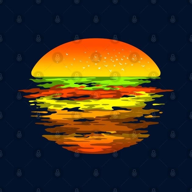 SUNSET BURGER by ALFBOCREATIVE