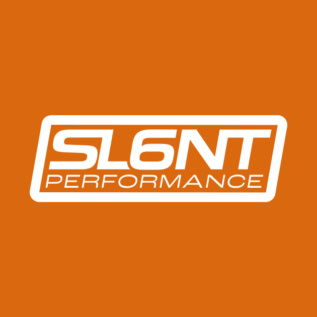 Slant 6 Performance (White + Orange) by jepegdesign