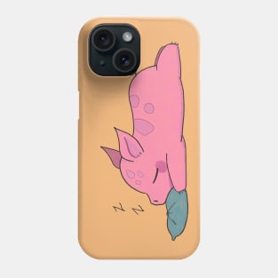 Kawaii Sleeping baby pig is cute Phone Case