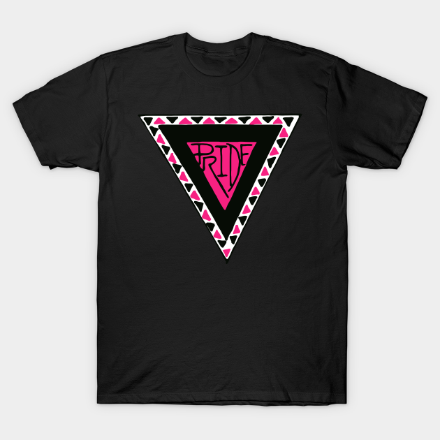 Discover Pride Pink Triangle - Pride - T-Shirt