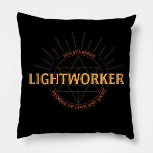 Lightworker Stardust Love and Light Healer Pillow