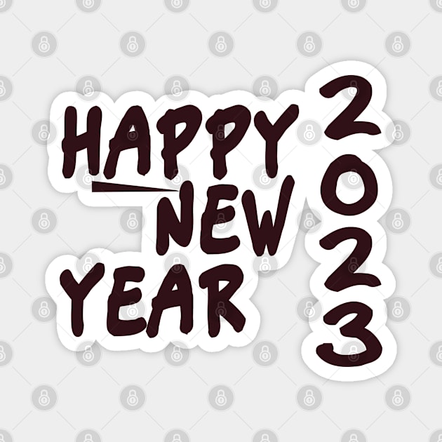 HELLO 2023 (HNY) Magnet by Vauz-Shop