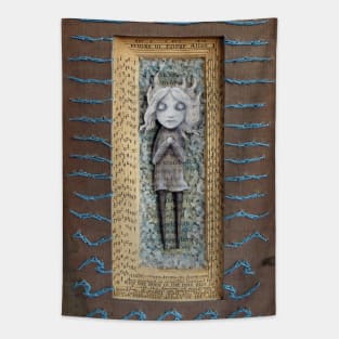 The watery bride of the oblong box Tapestry