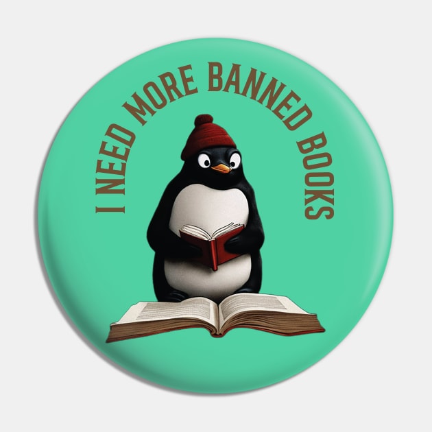I Need Banned Books Pin by Trendsdk