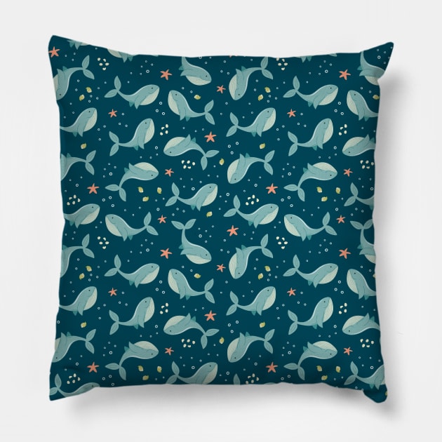 Sea print Pillow by DanielK