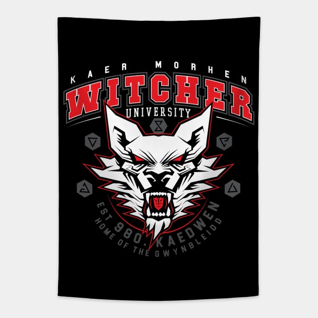 The Witcher University Tapestry by Krobilad