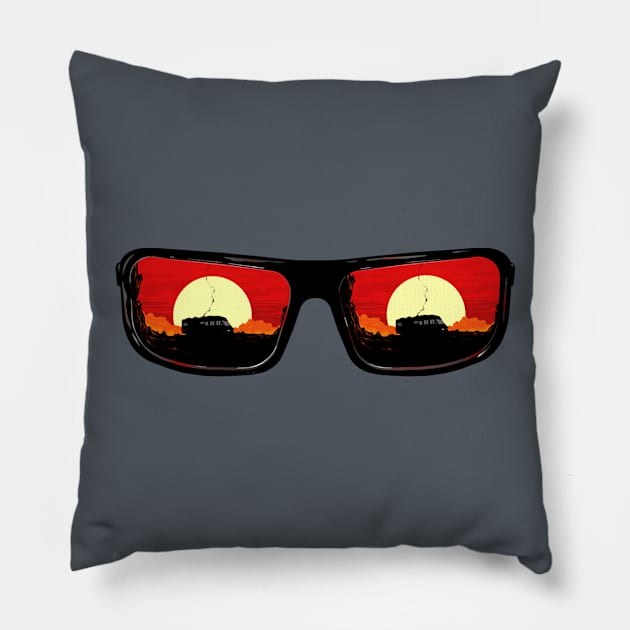 Desert Vista Pillow by bigbadrobot