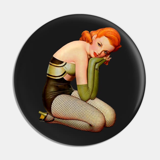 Pin Up - Vintage Pin by Bootyfreeze