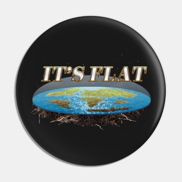 It's Flat Pin by TreemanMorse