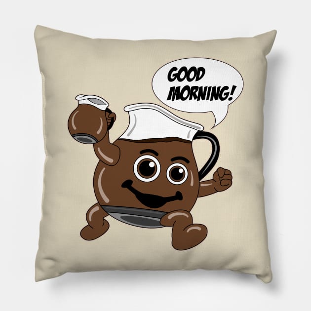 coffee man! Pillow by triggerleo