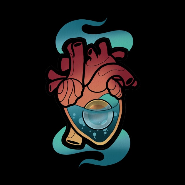 marble heart by weirdesigns