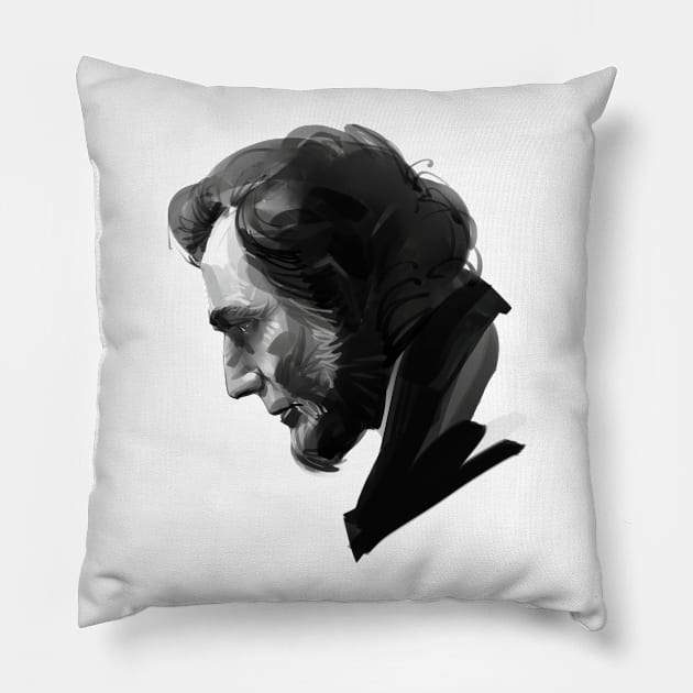 Lincoln Pillow by mangbo