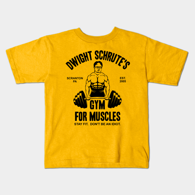 dwight schrute gym for muscles sweatshirt