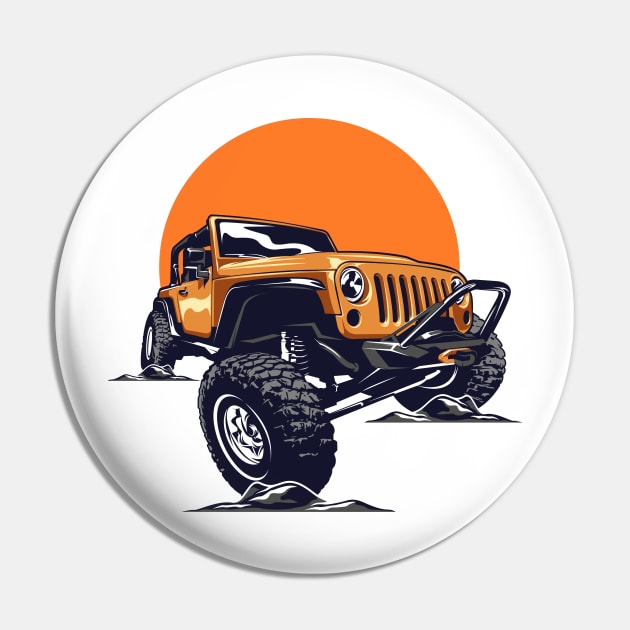 4X4 Wheeler Pin by D3monic