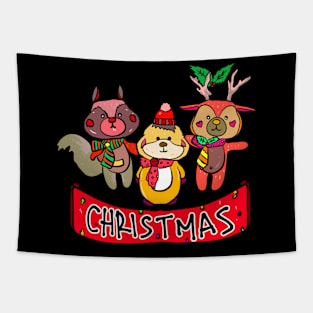 cute christmas doll Tapestry