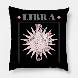 Floral Zodiac: Astrology Sign Libra Pillow