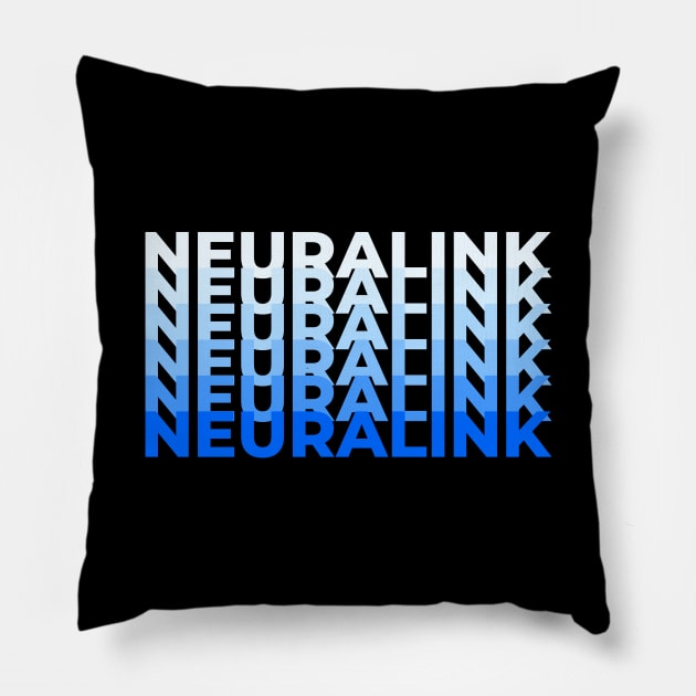 Neuralink Pillow by GraphicDesigner