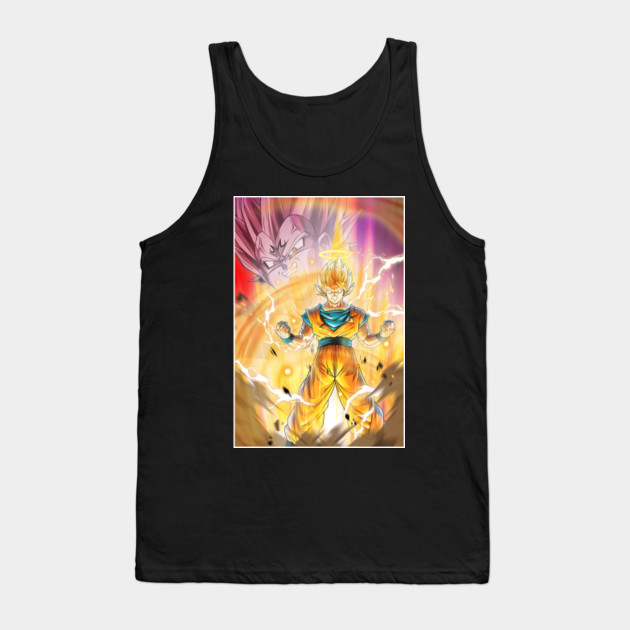 Goku Vs Majin Vegeta Dragon Ball Z Dragon Ball Tank Top