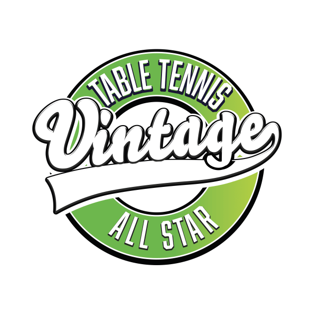 Table Tennis Vintage All Star logo by nickemporium1