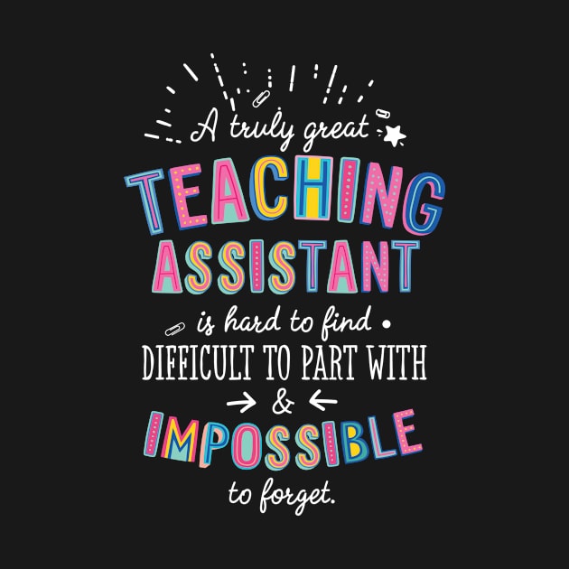 A truly Great Teaching Assistant Gift - Impossible to forget by BetterManufaktur