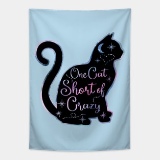 One Cat Short Of Crazy Tapestry