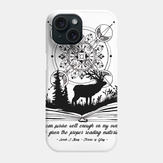 Deer ToG Quote Plain Phone Case by TG_Art