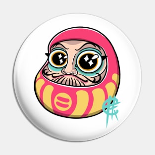 Cutie Pie Daruma Pin