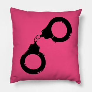 The handcuffs. Pillow