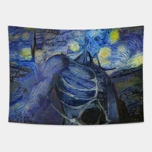 Castlevania Death Starry Night Tapestry