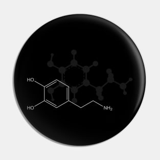 Dopamine Molecule Pin