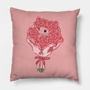 Bouquet of Frog Roses Pillow