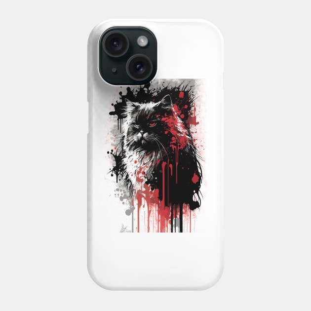 Persian Longhair Portrait Phone Case by TortillaChief