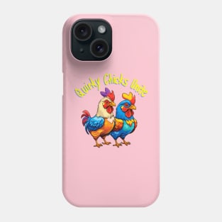 Quirky Chicks Unite Phone Case