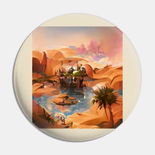 Desert Oasis Pin