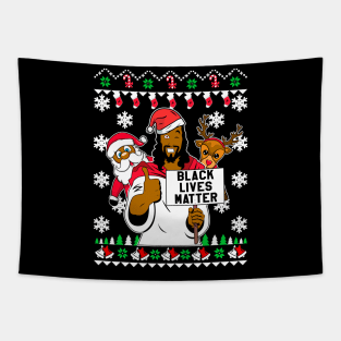 Black Lives Matter Christmas Tapestry